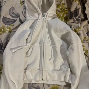 TNA Cream Hoodie Jacket